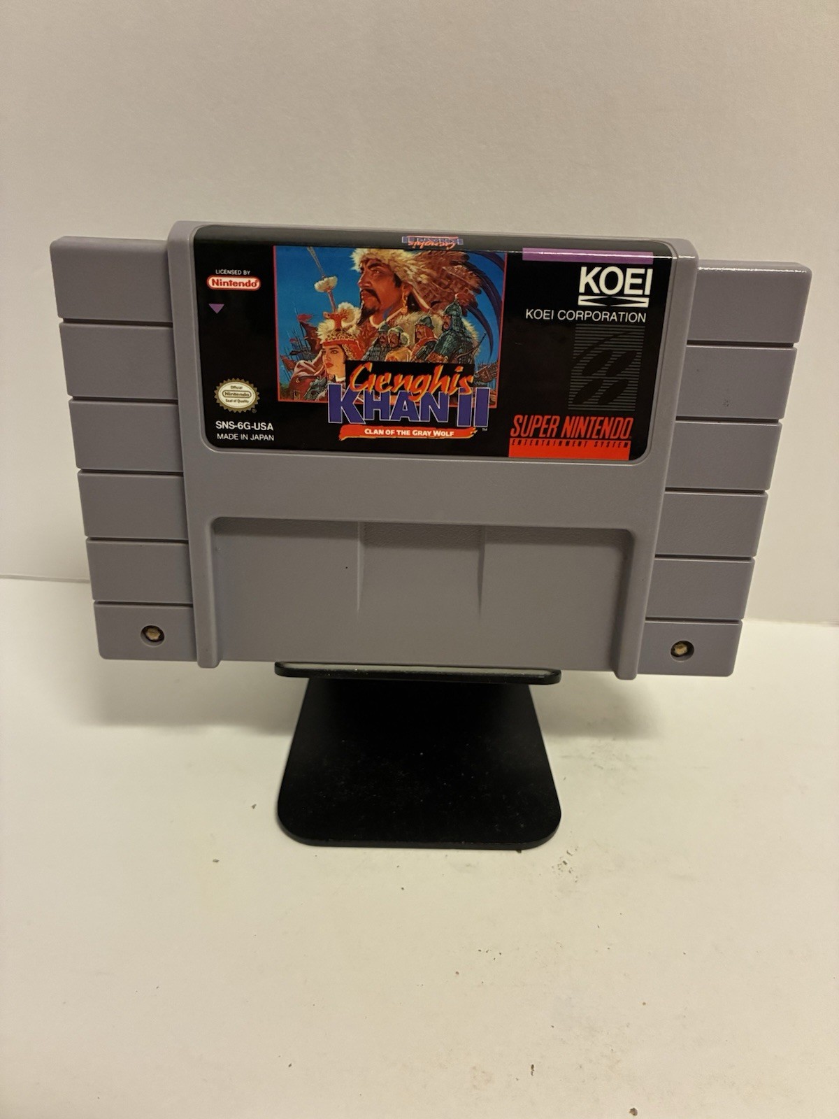 Genghis Khan II (Super Nintendo, SNES) Authentic – Tested