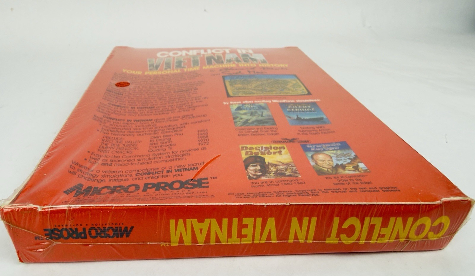 COMMODORE 64 128 CONFLICT in VIETNAM – C64 MICROPROSE NEW SEALED