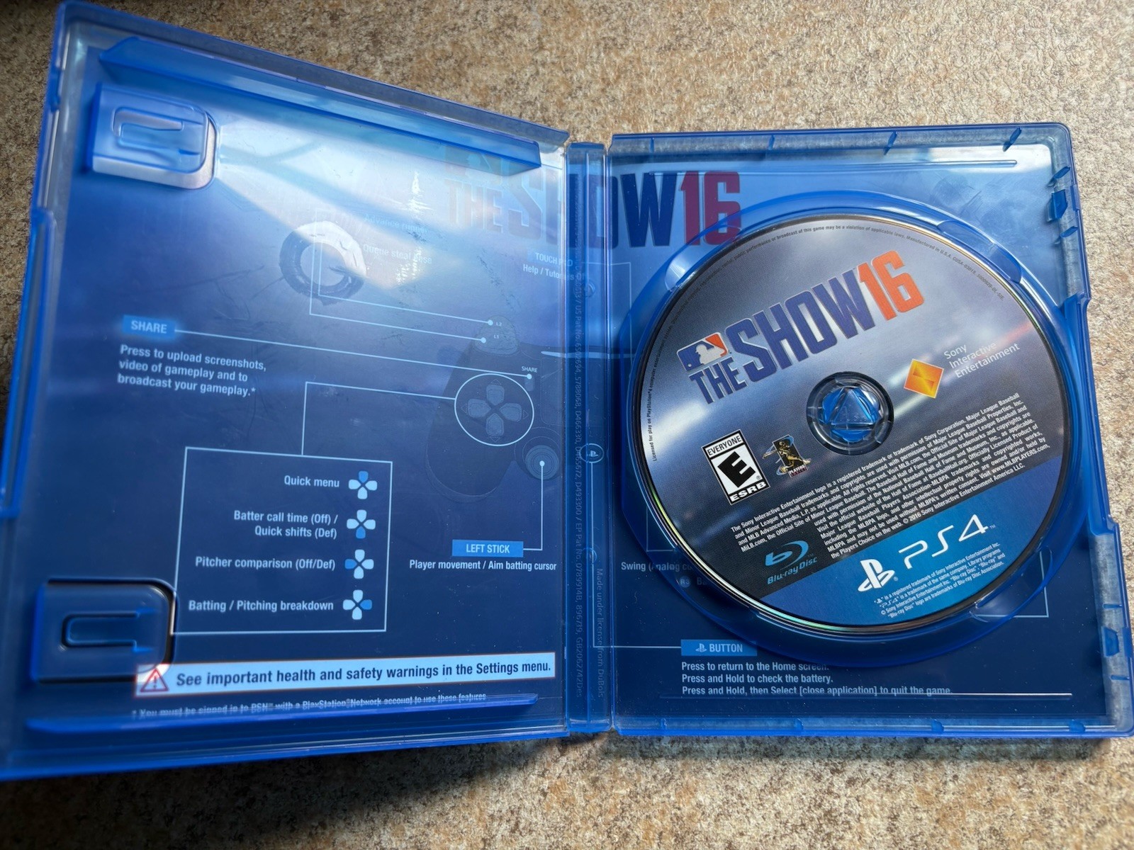 MLB: The Show 16 (Sony PlayStation 4, 2016)