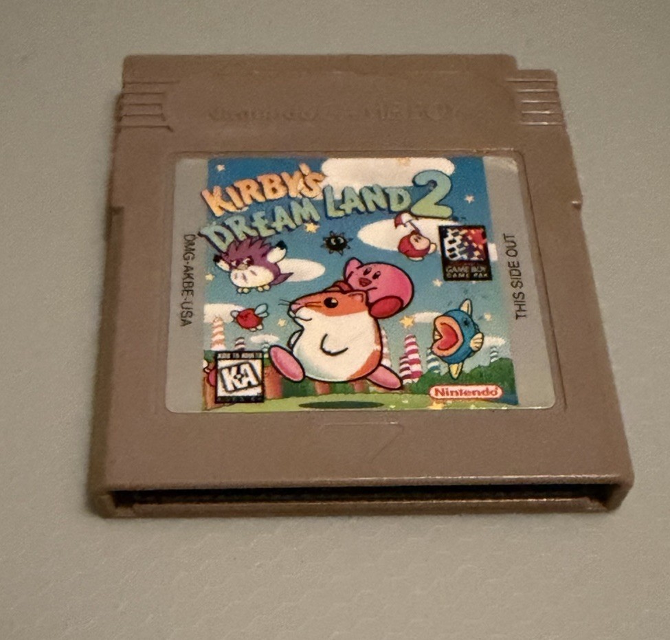 Nintendo Kirby’s Dream Land 2 Game Boy Cartridge Tested Working