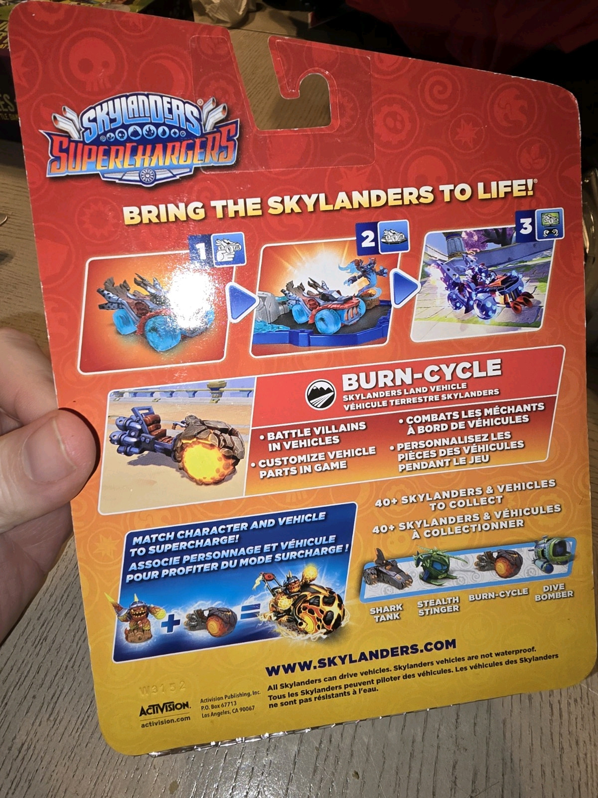 SKYLANDERS SUPERCHARGERS BURN CYCLE NEW Sealed