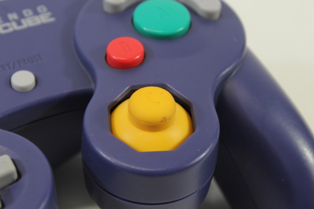Official Nintendo GameCube Controller Pad Indigo Purple T3 TIGHT OEM GC DOL-003