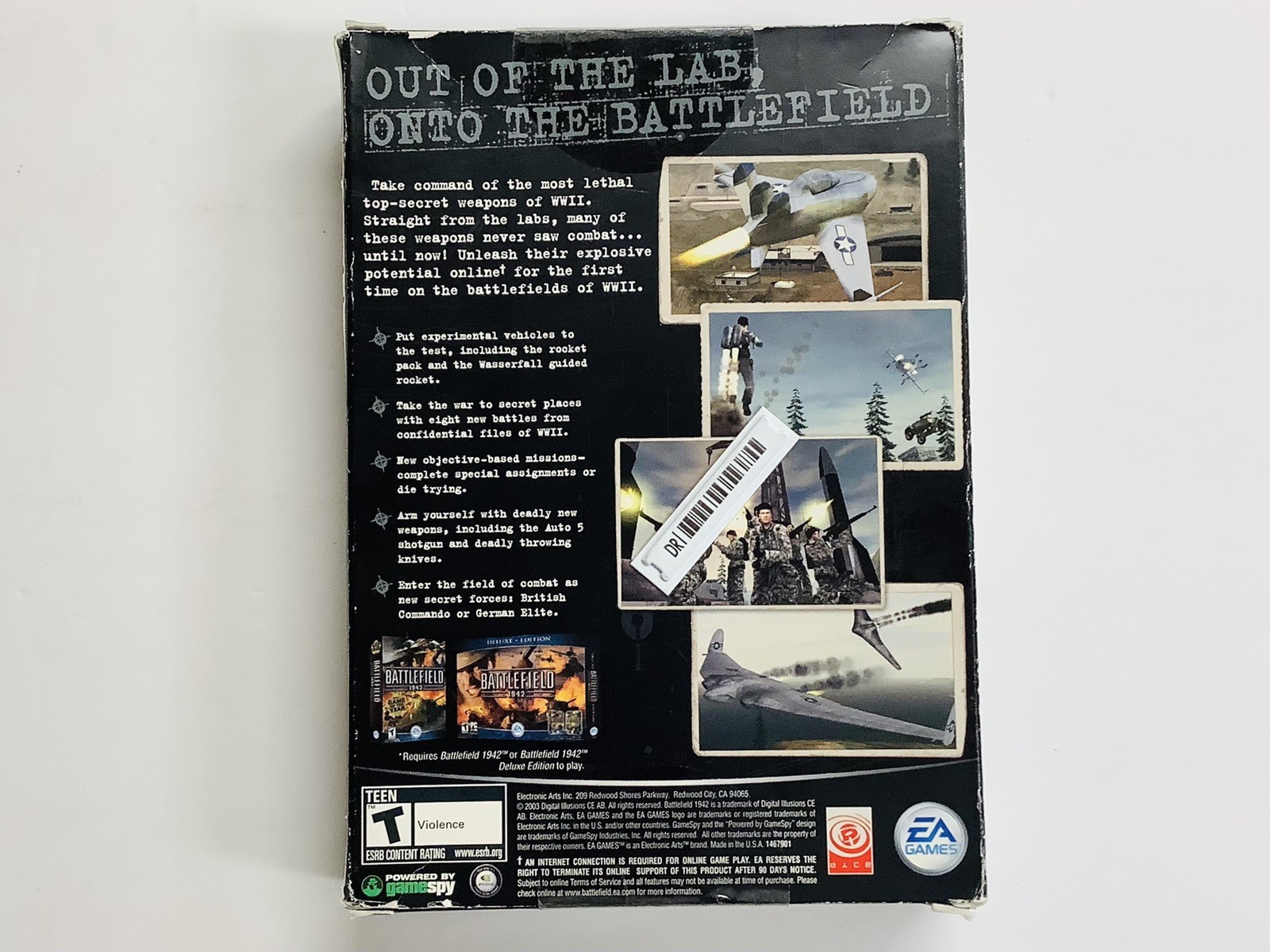 “BRAND NEW” Battlefield 1942: Secret Weapons of WWII- Expansion Pack (PC) SEALED