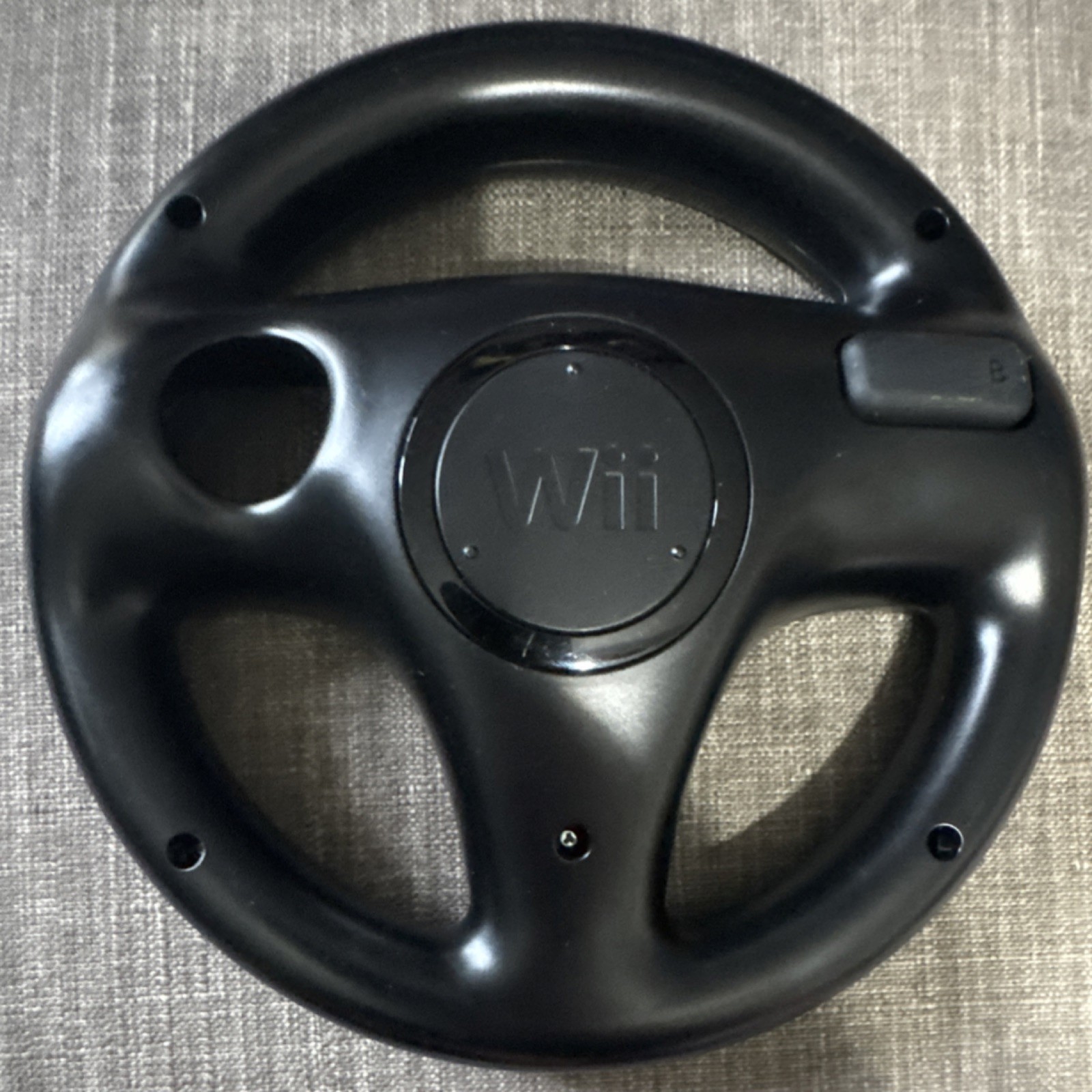Nintendo Wii Wheel RVL-024 Steering Accessories Lot of 3 White & Black