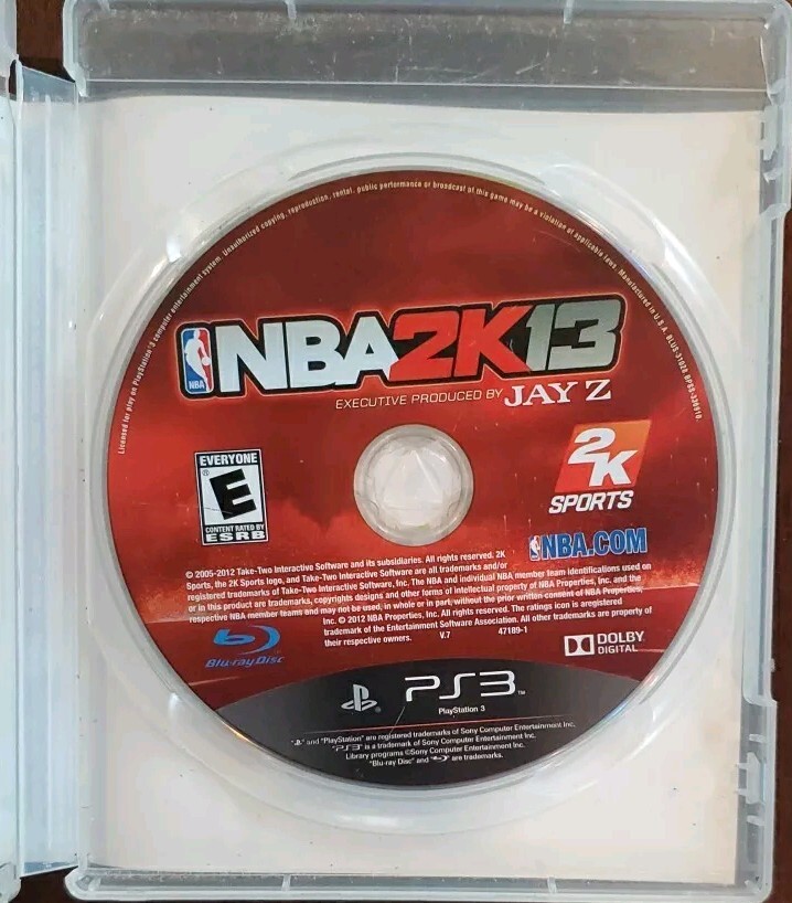 NBA 2K13 (Sony PlayStation 3, 2012 2K Sports) Complete w/Manual by JAY-Z