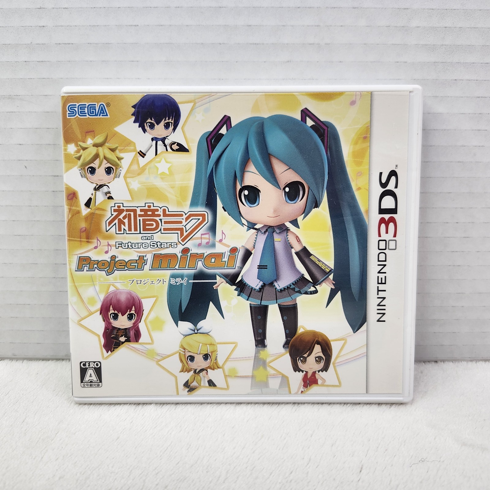 Hatsune Miku and Future Stars: Project Mirai (Nintendo 3DS) with Cards SEGA