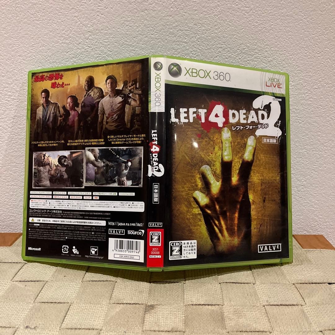 Left 4 Dead 2 Microsoft Xbox Used Tested Japanese ver with Case