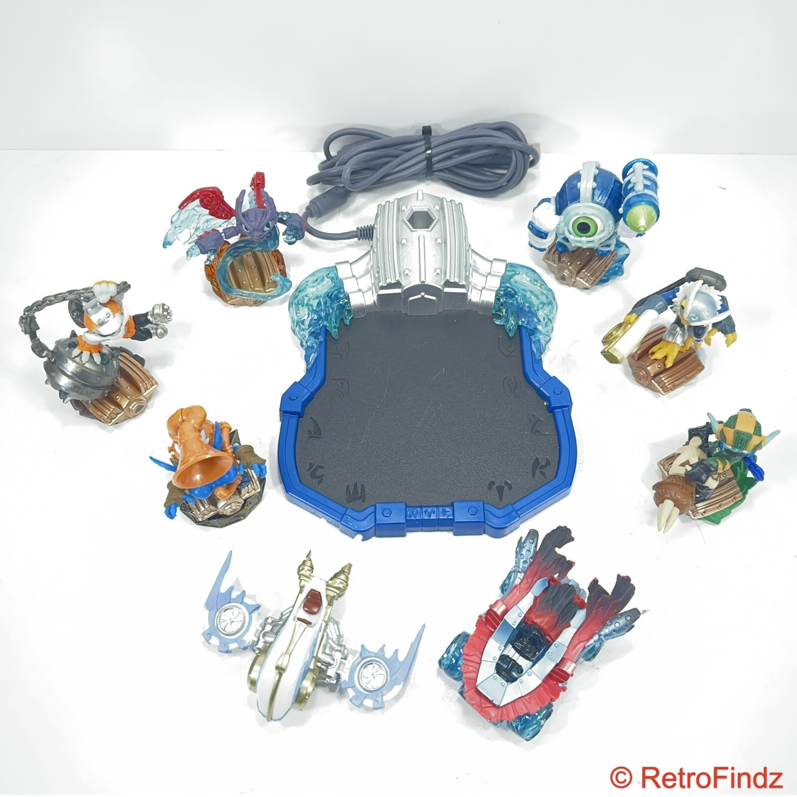 Skylanders Superchargers Characters, Portal, Vehicles & Carrying Case Lot