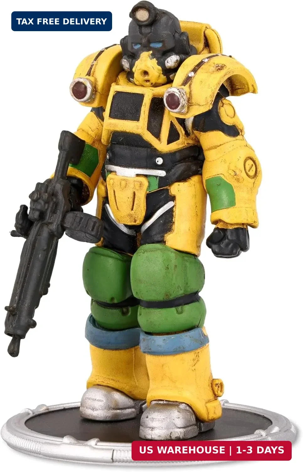 Toynk Fallout Excavator and Vault Boy (Gun) 3-Inch Mini Figure Set 2-Pack for Ad