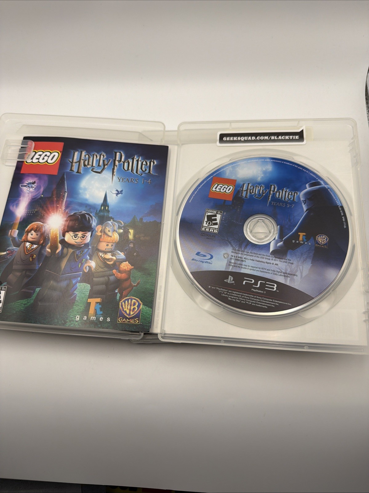 LEGO Harry Potter Years 1-4 & 5-7 PS3 Bundle Complete CIB Tested Working