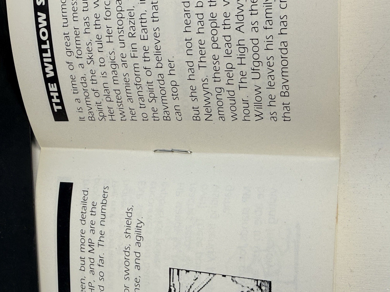 Willow – NES Nintendo Original Movie Game w/ INSTRUCTIONS MANUAL BOOKLET