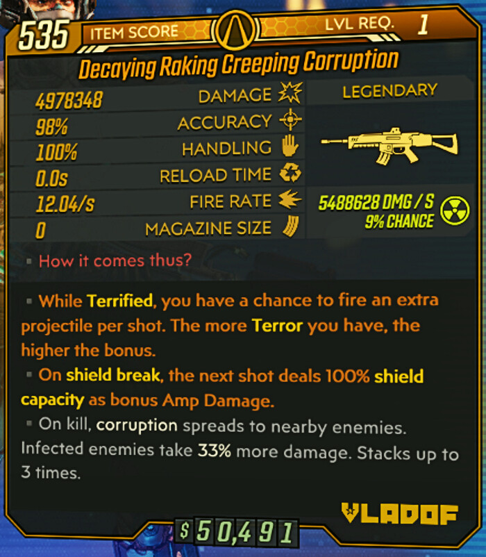 (XBOX PS4/5 PC) CREEPING CORRUPTION MODDED • 6 PACK • Bunker Masters Vault Card