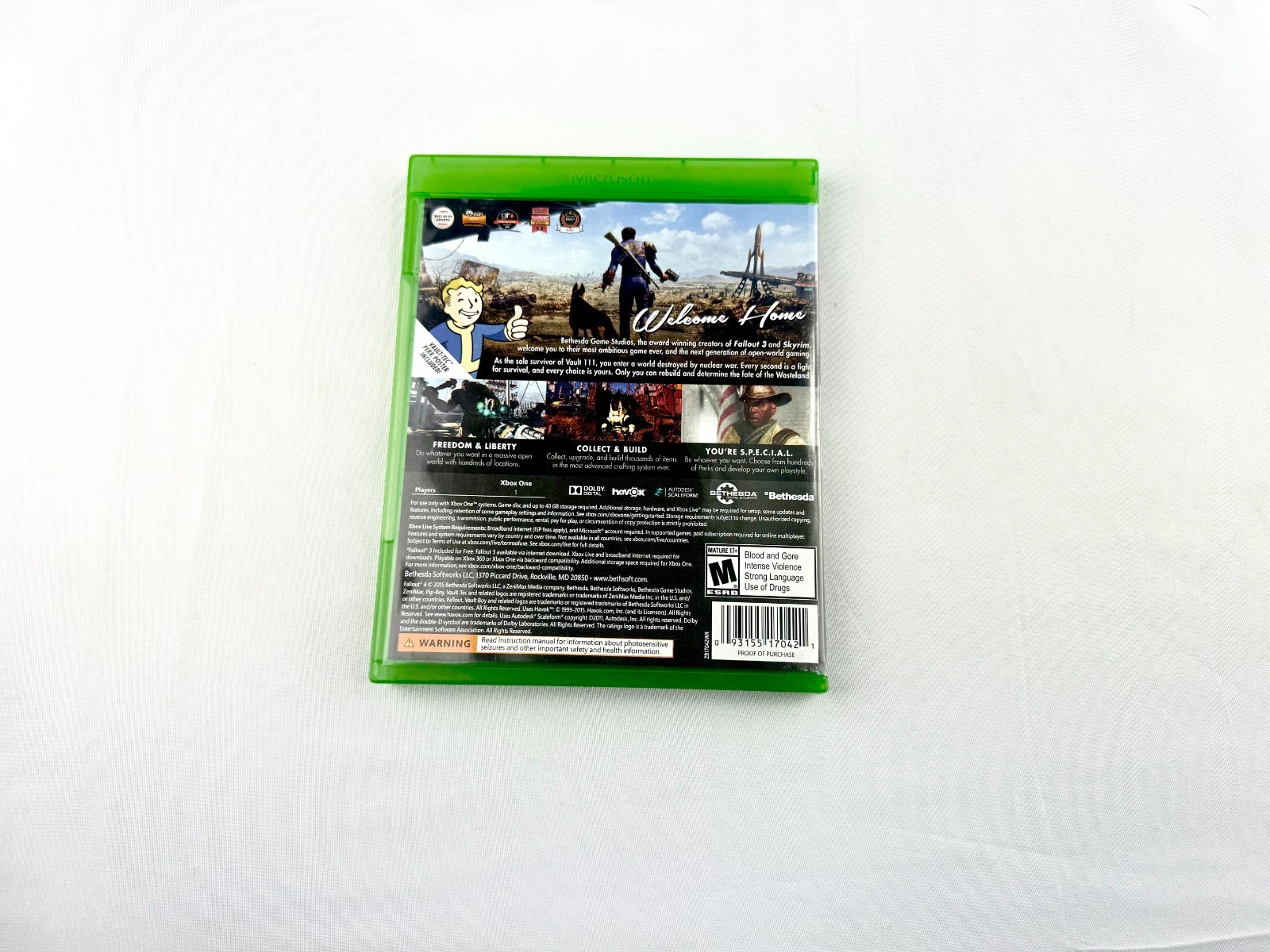 Fallout 4 Xbox One – (Back-Compatible), Tested Disc