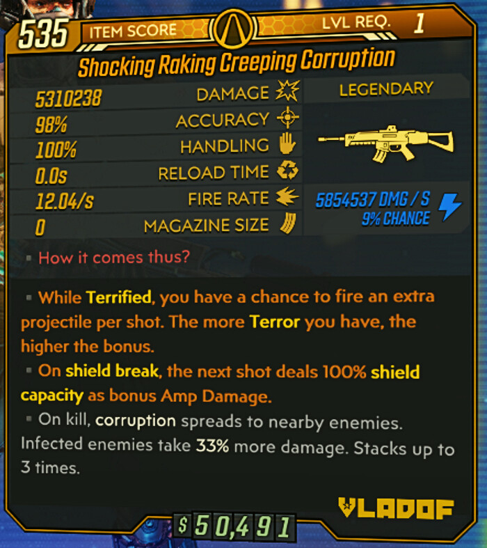 (XBOX PS4/5 PC) CREEPING CORRUPTION MODDED • 6 PACK • Bunker Masters Vault Card