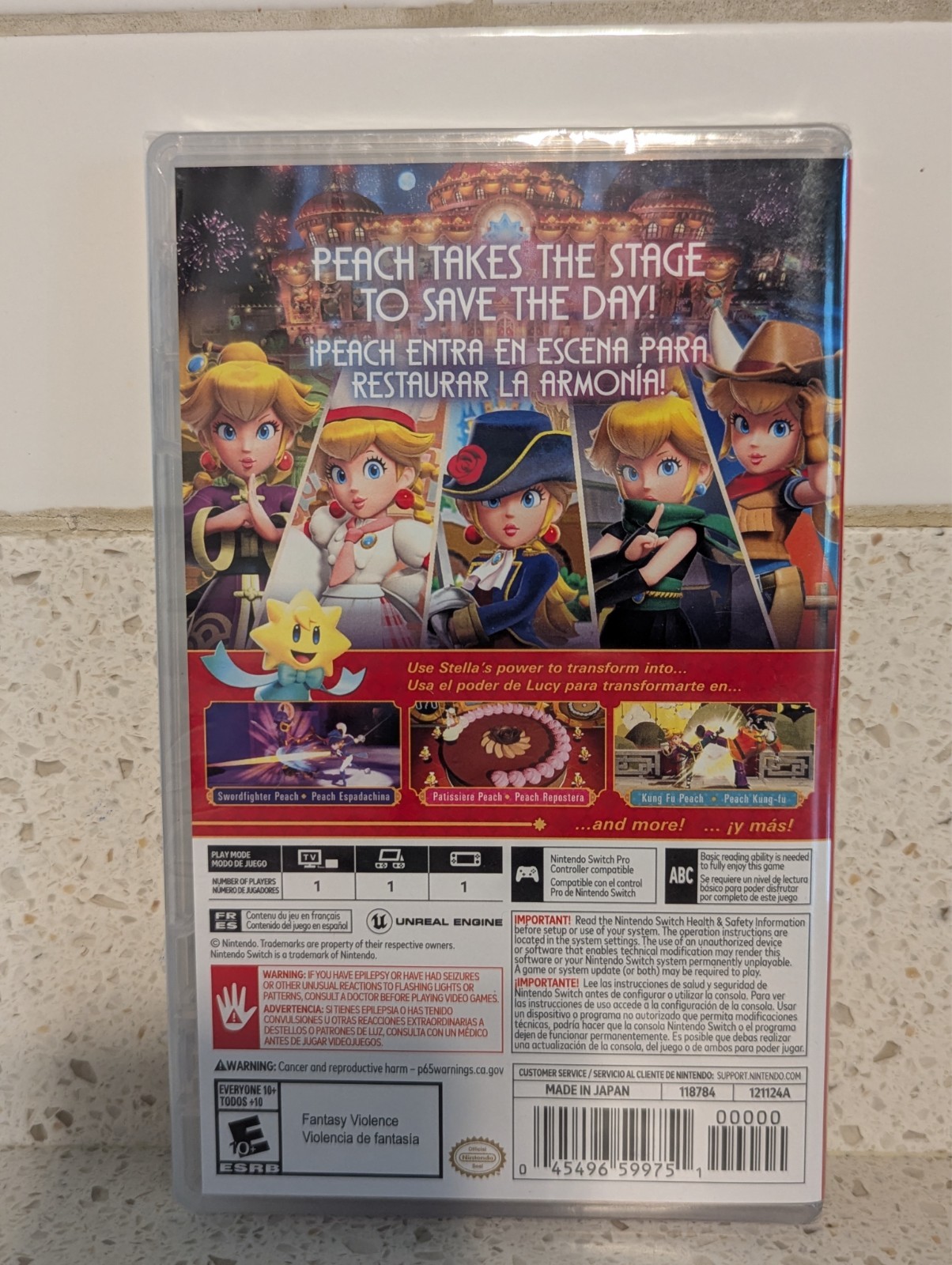 Princess Peach Showtime Nintendo Switch Factory Sealed