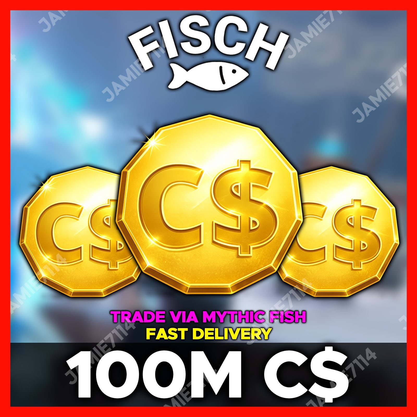 FISCH 🐟 COINS, RODS & RELICS ‼️CHEAP & FAST SERVICE ‼️