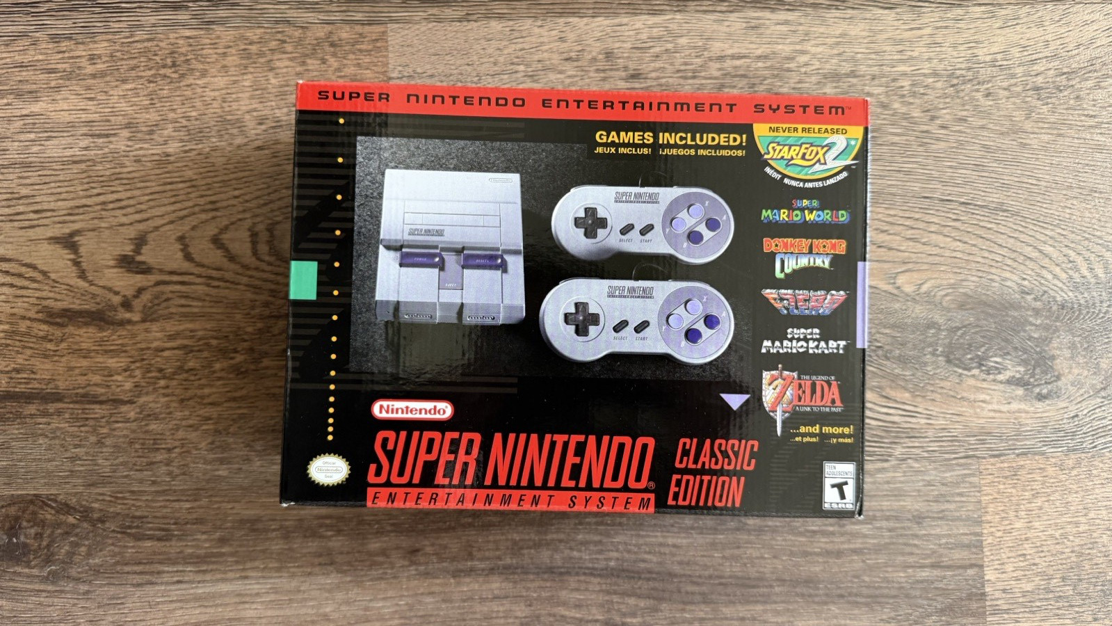 NEW -Authentic SNES Super Nintendo Classic Mini (video and receipt)