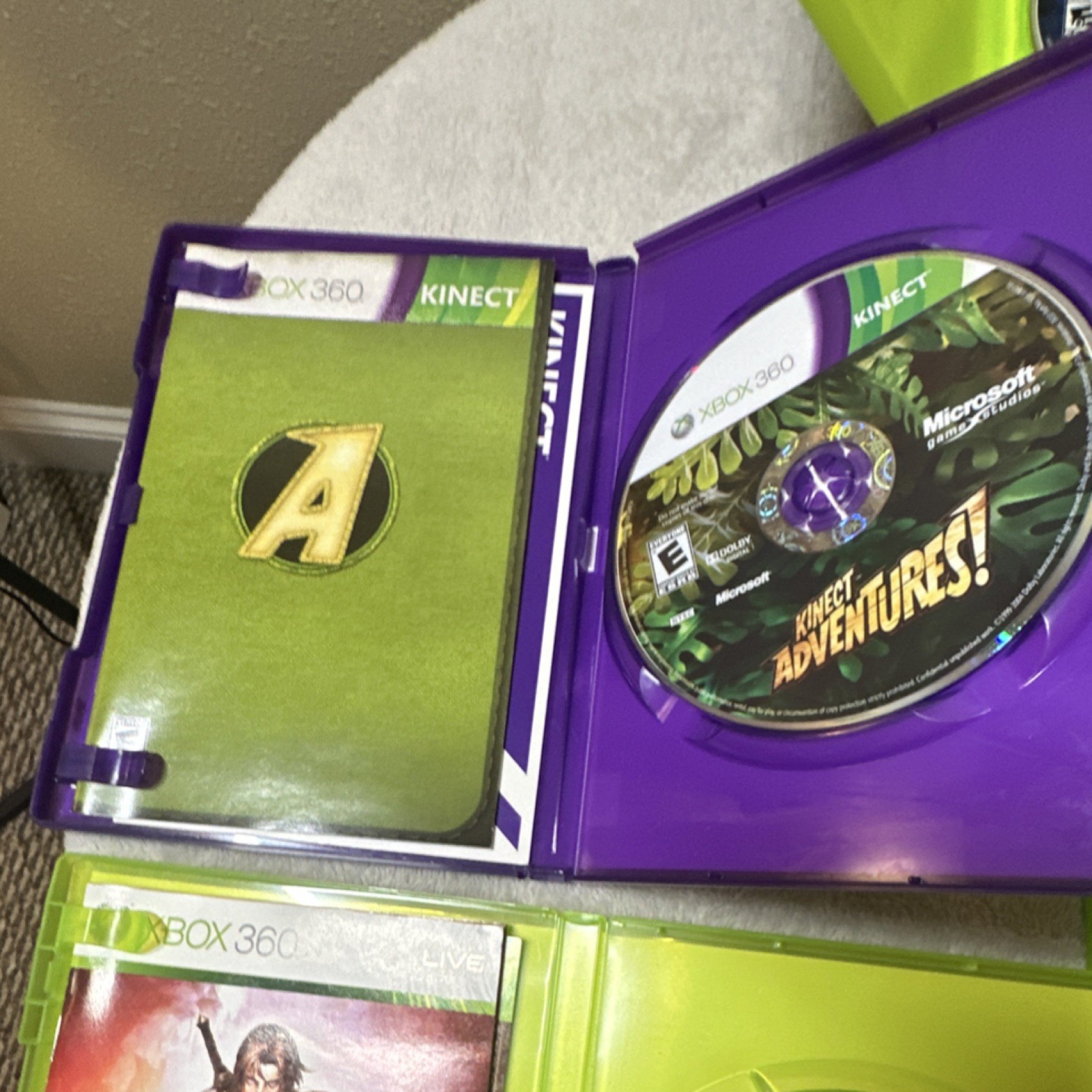 Xbox 360 5 lot Kinect adventures LEGO Dimensions BioShock Fable 2 mortal kombat