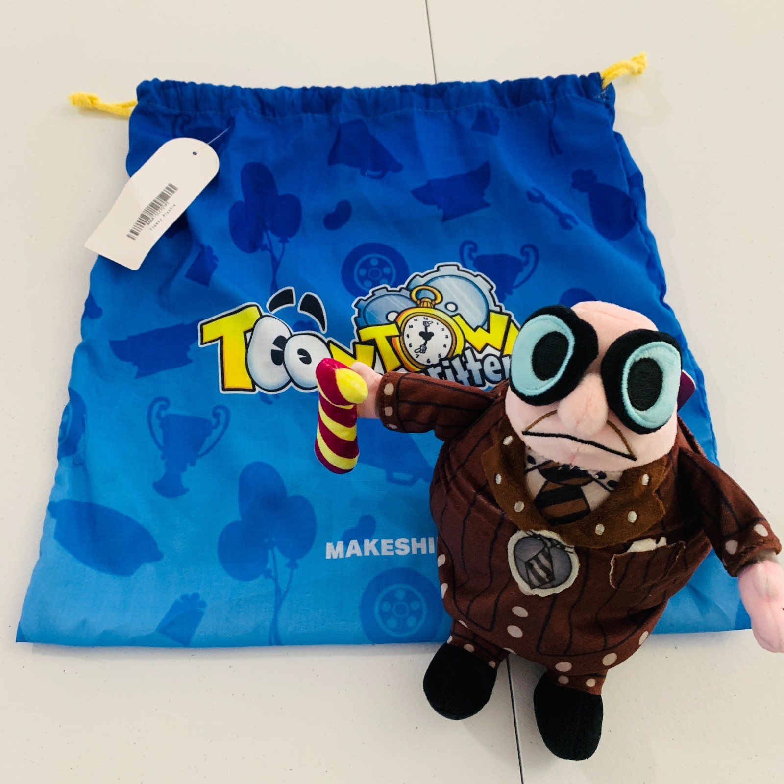 Disney’s Toontown Online Rewritten x Makeship Cog Flunky Plush Plushie TTR