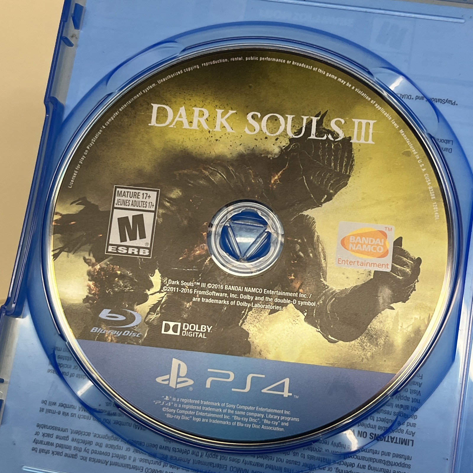Dark Souls III 3 Sony PlayStation 4 PS4 Action RPG Software Bandai Namco