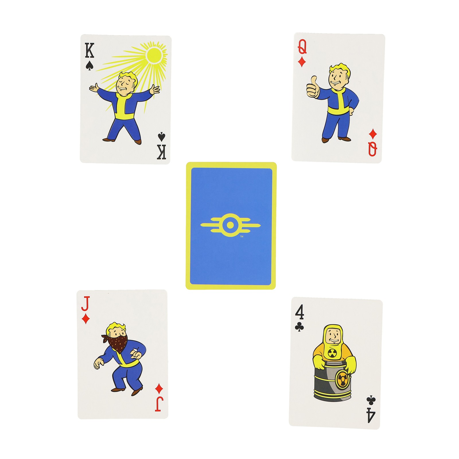 Fallout Vault Boy Playing Cards Vault-Tec Corporation Design 52 Count Deck