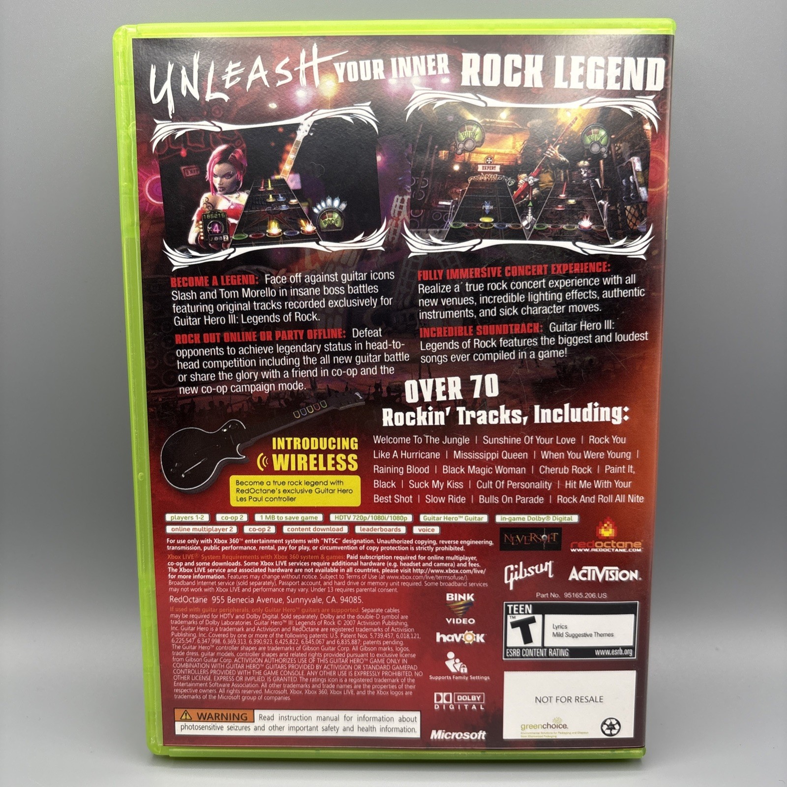 Guitar Hero 3 Legends of Rock (Xbox 360)
