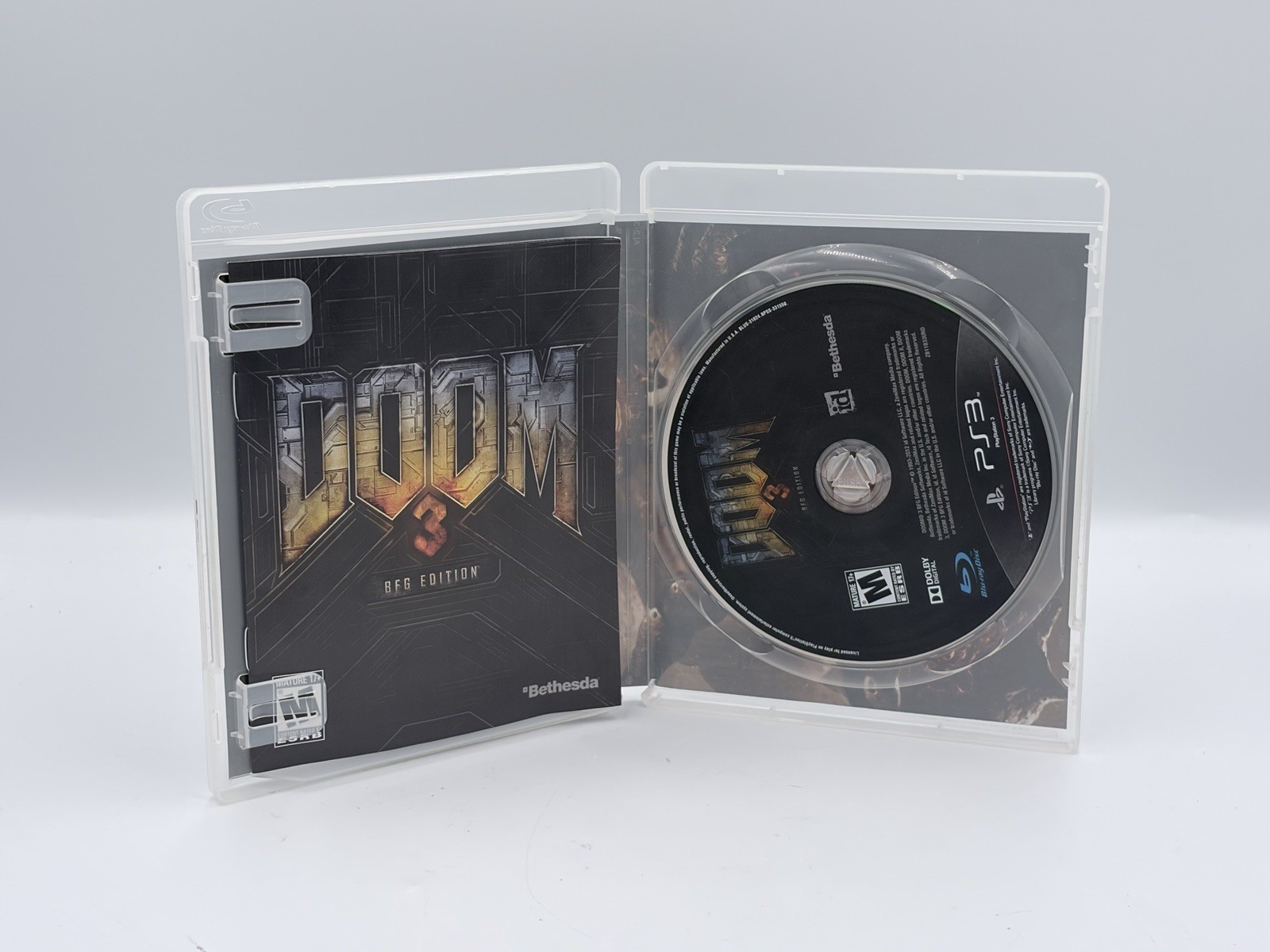Doom 3: BFG Edition PS3 Sony PlayStation 3 2012 Complete w Manual TESTED