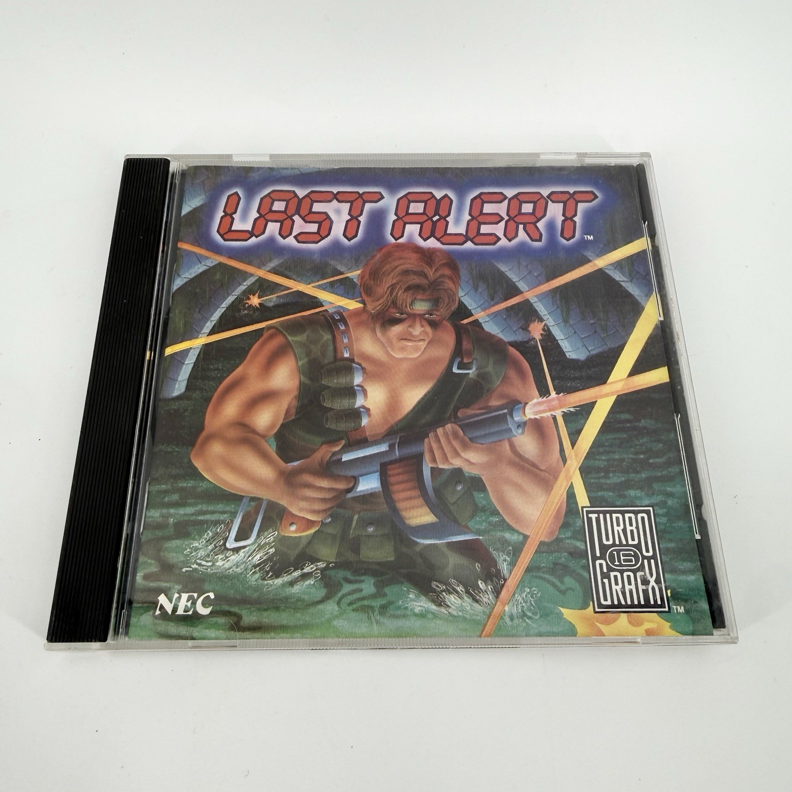 Last Alert • TurboGrafx-CD • UNTESTED • Fast Shipping! • TubroGrafx-16 • NEC
