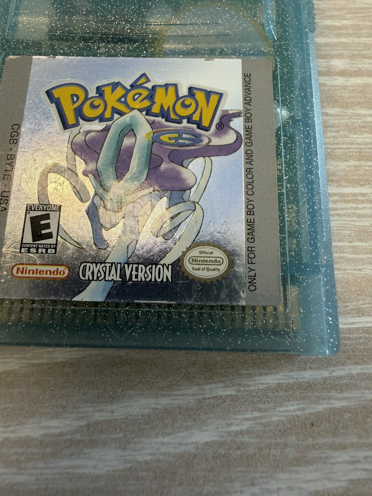 Pokemon: Crystal Version (Game Boy Color, 2001) Clean and Save Tested!