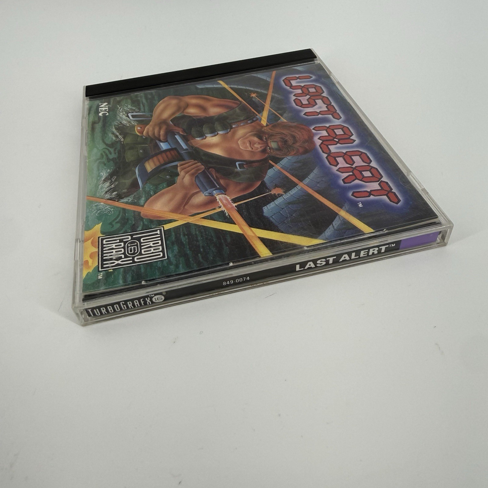 Last Alert • TurboGrafx-CD • UNTESTED • Fast Shipping! • TubroGrafx-16 • NEC