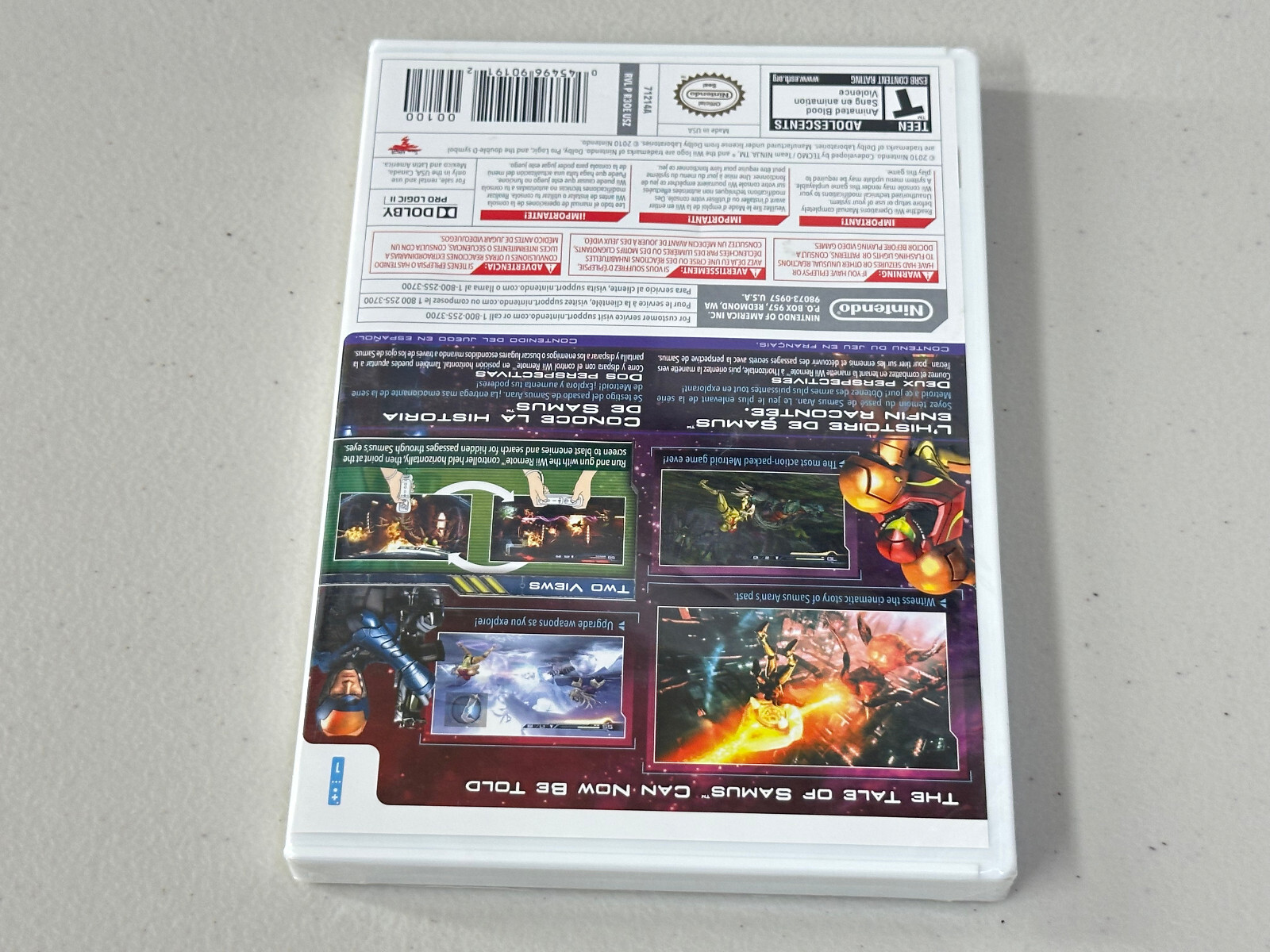 NEW! Metroid: Other M (Nintendo Wii) Factory Sealed!!