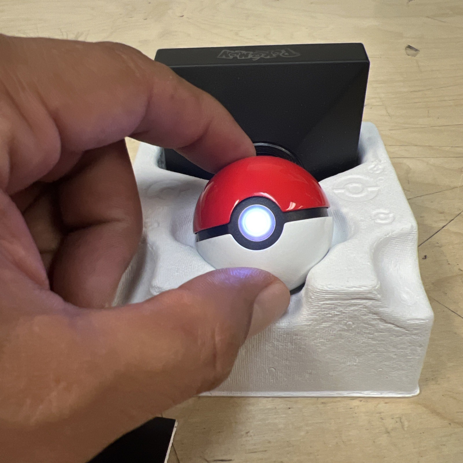 Pokemon Mini Ball Replica The Wand Company TWC Red White Pokeball