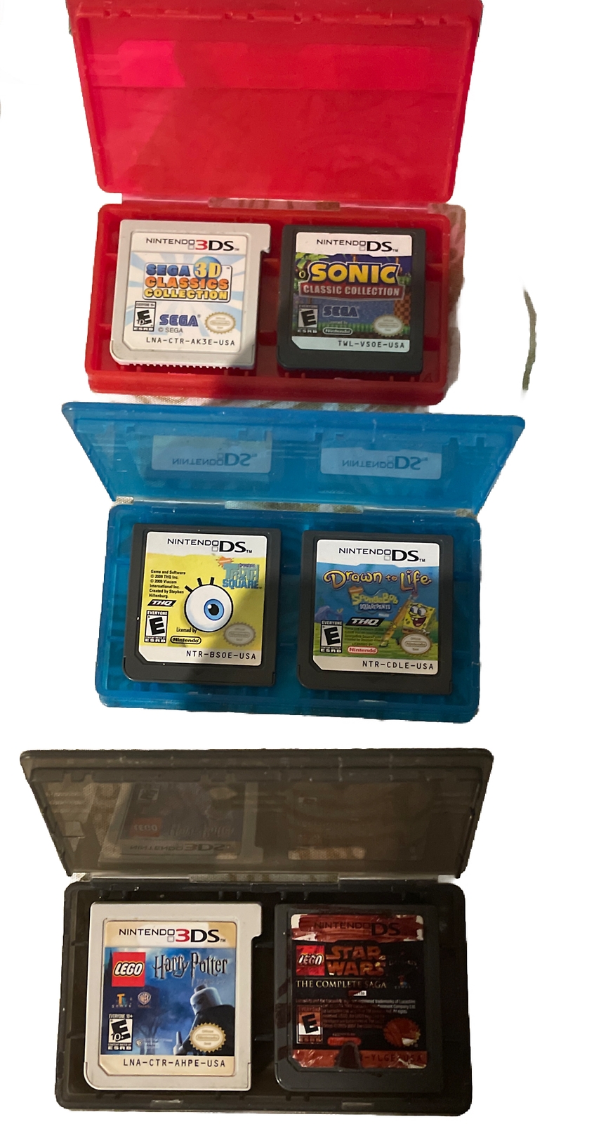 Nintendo 3DS Handheld System – Flame Red -Plus 6 Games / SD Card Wireless