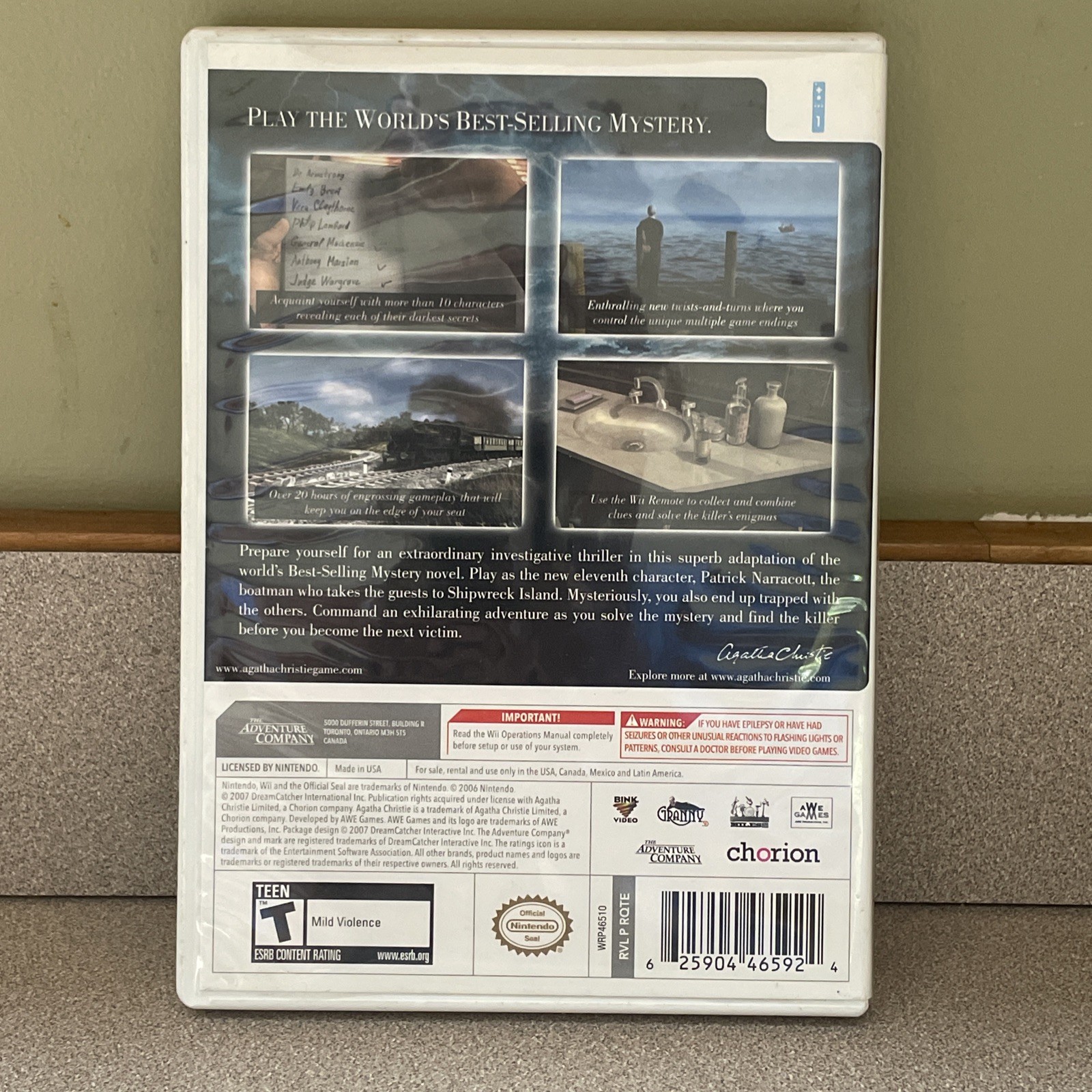 Agatha Christie: And Then There Were None (Nintendo Wii, 2008)