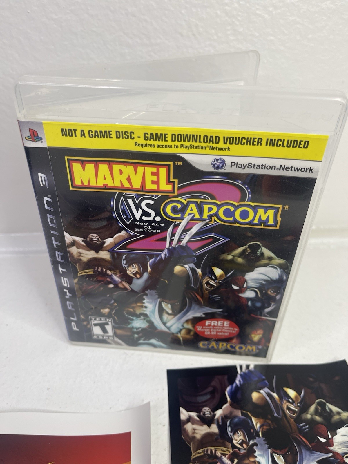 Marvel vs Capcom 2 – Playstation 3 PS3 – Code Expired – Complete CIB RARE GAME