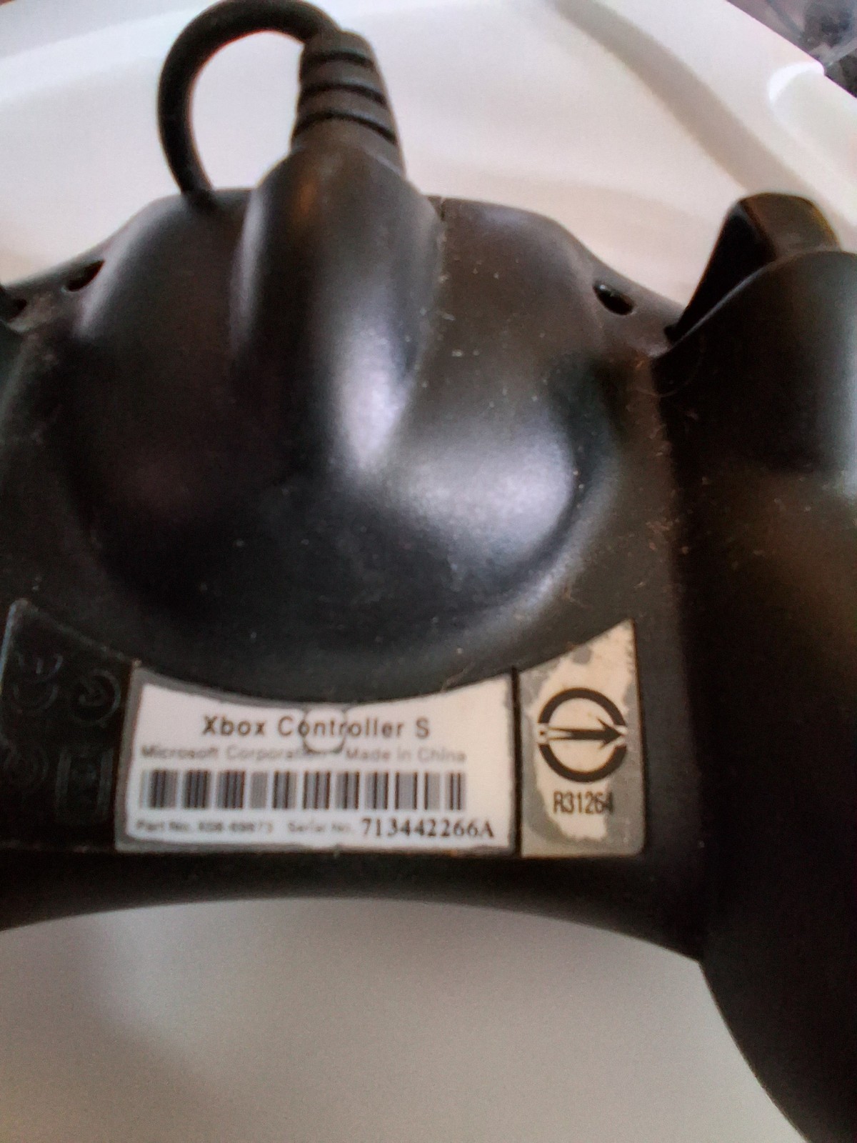 Xbox Controller S Wired Black Model X08-69873 Original Tested Nice Thumbsticks