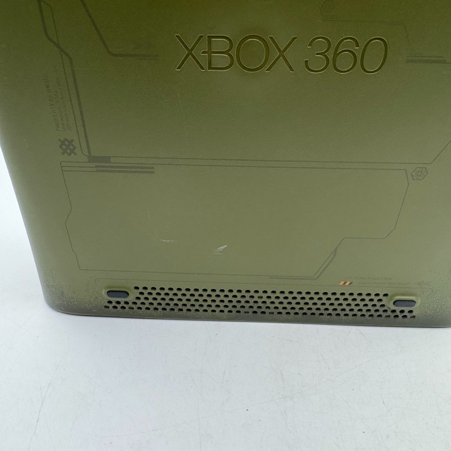 Microsoft Xbox 360 Halo 3 Special Edition Green Console For Parts or Repair