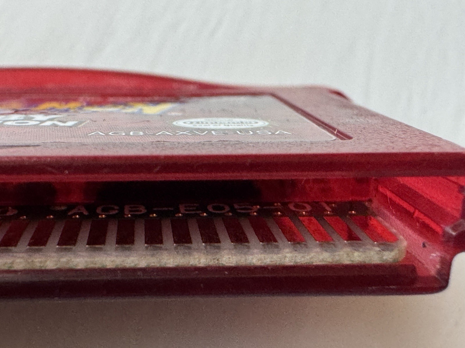 Pokémon Ruby Version GBA Cart Only, Dry Internal Battery, TESTED, Authentic