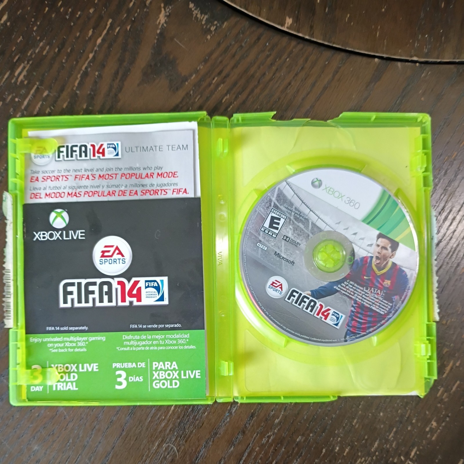 Xbox 360 Fifa 08,10,11,12,14 Game Lot Bundle Soccer Football