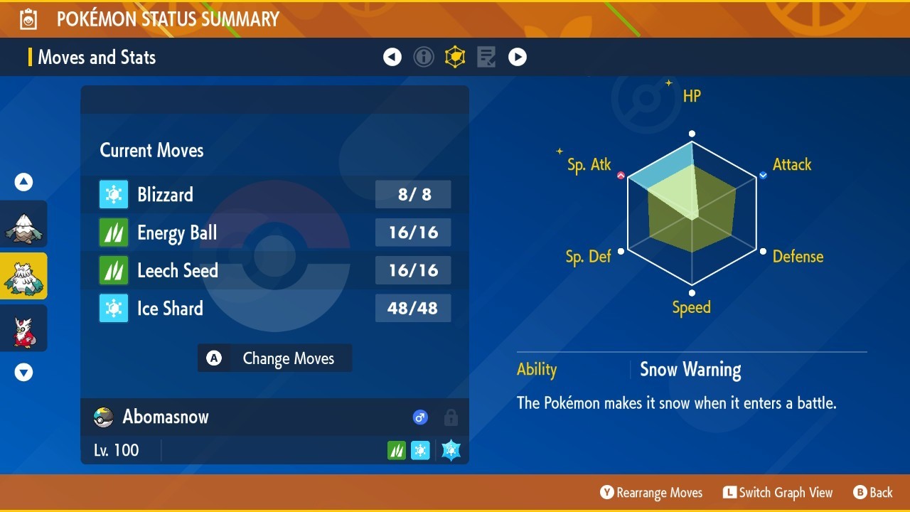 ✨POKEMON 6IV SHINY Abomasnow + EVS 🚀 SCARLET and VIOLET ✨Online delivery⚡ ENG