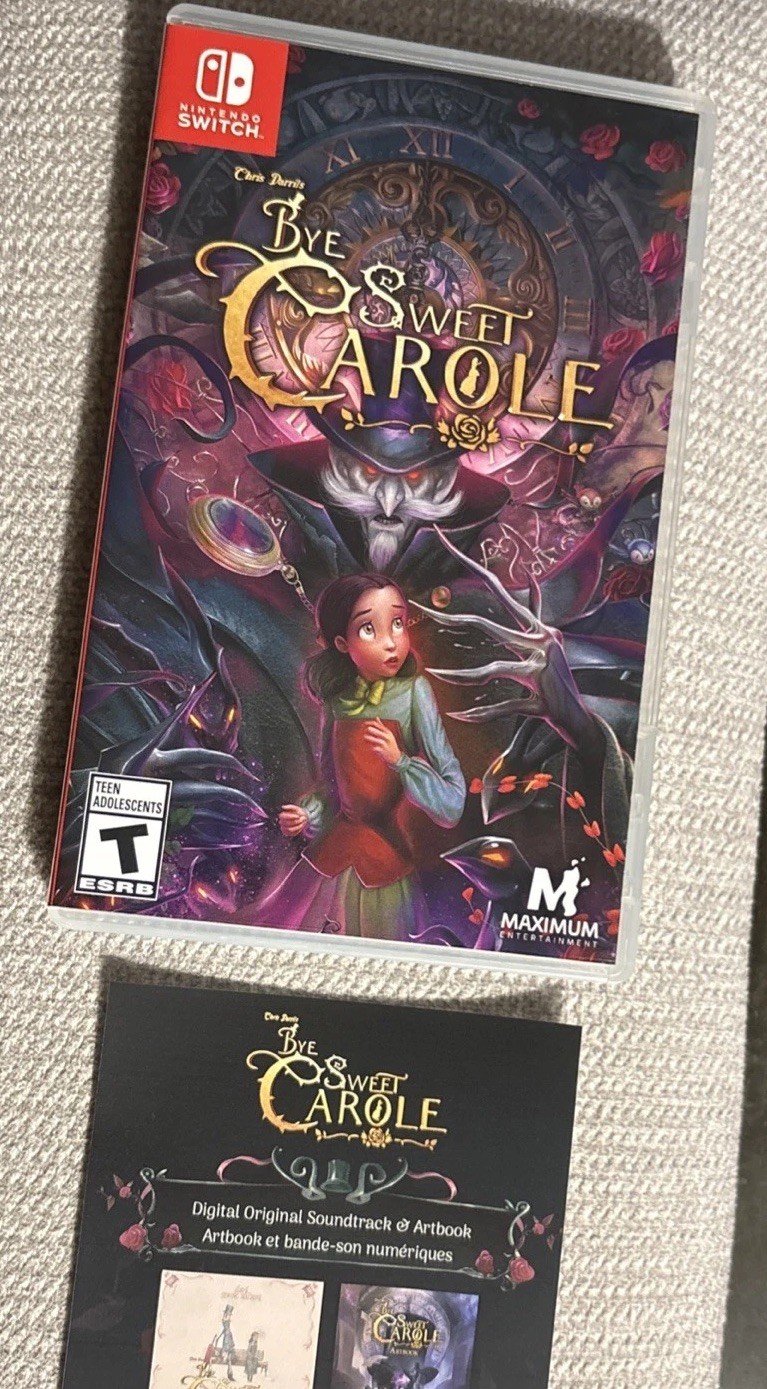 Chris Darril’s: Bye Sweet Carole (Nintendo Switch) Physical W/ DLC Code Digital