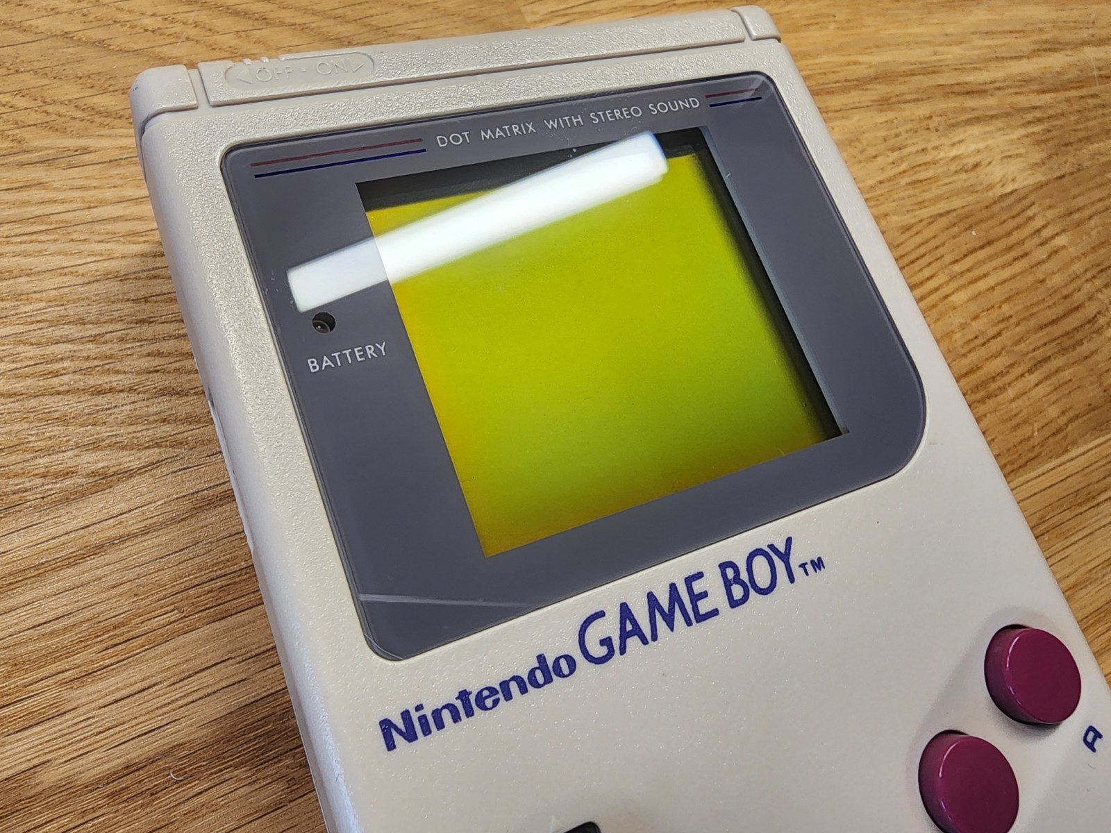 Original Nintendo Game Boy DMG Handheld Authentic *RESTORED + Glass Screen Lens!