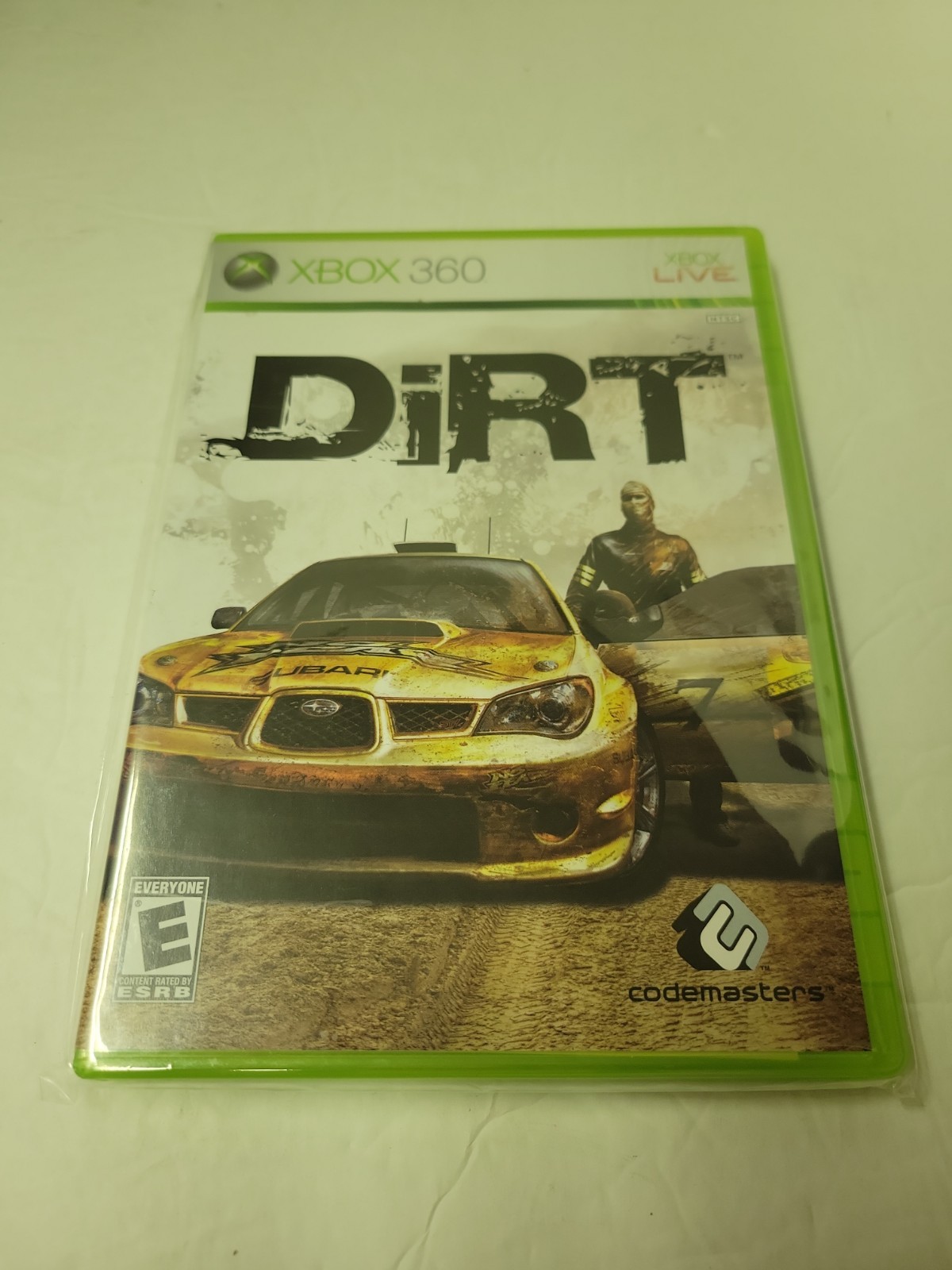 DiRT BRAND NEW SEALED Microsoft Xbox 360 2007 Codemasters Video Game White Label