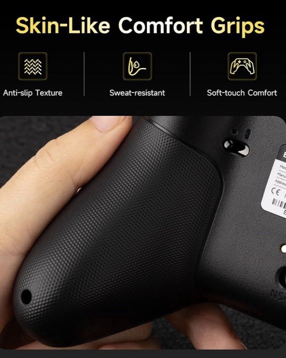 EasySMX X05Pro Wireless PC Controller – Quiet-Press Buttons, 2-Stage Impulse