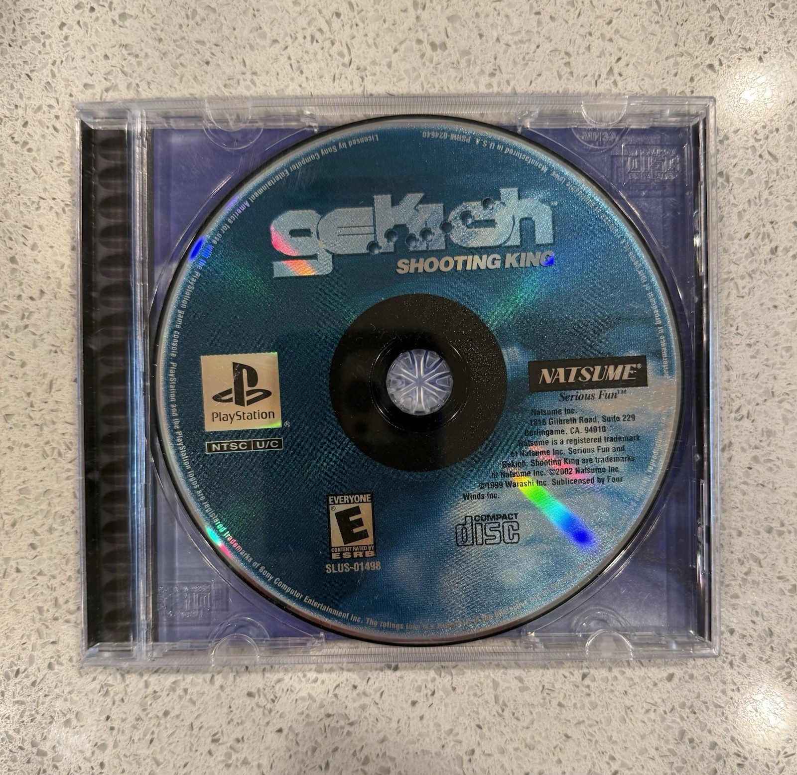 Gekioh: Shooting King (Sony PlayStation 1, 2002) AUTHENTIC! DISC & CASE! TESTED!