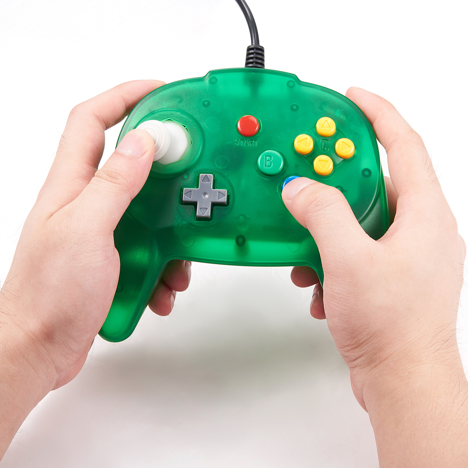 Classic Retro N64 Controller Joystick USB Wired Gamepad For PC MAC Raspberry Pi