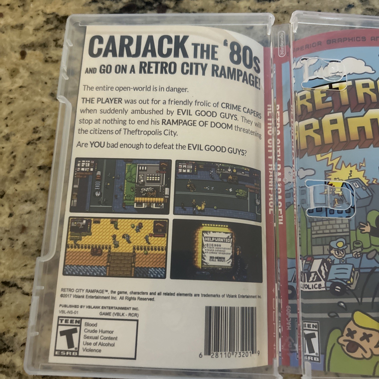 Retro City Rampage: DX Collector’s Edition (Nintendo Switch) 1st Edition.