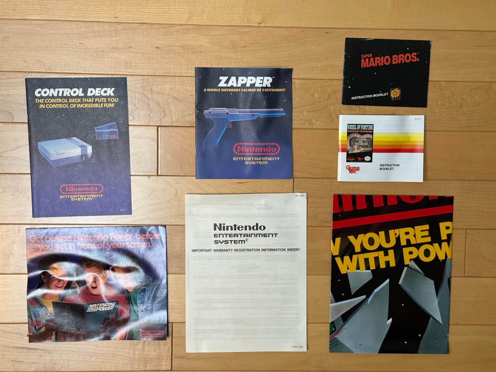 Nintendo NES Action Set CIB, Great Condition, w/ Paperwork AND MISTAKE see desc