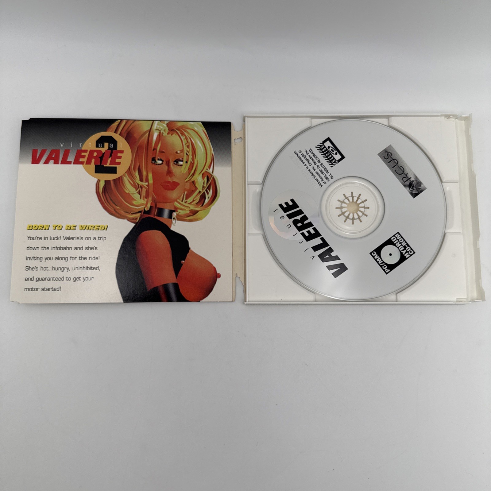 Super RARE Virtual Valerie 2 CD-Rom 1995 Adult Computer Game Mike Saenz PC/MAC