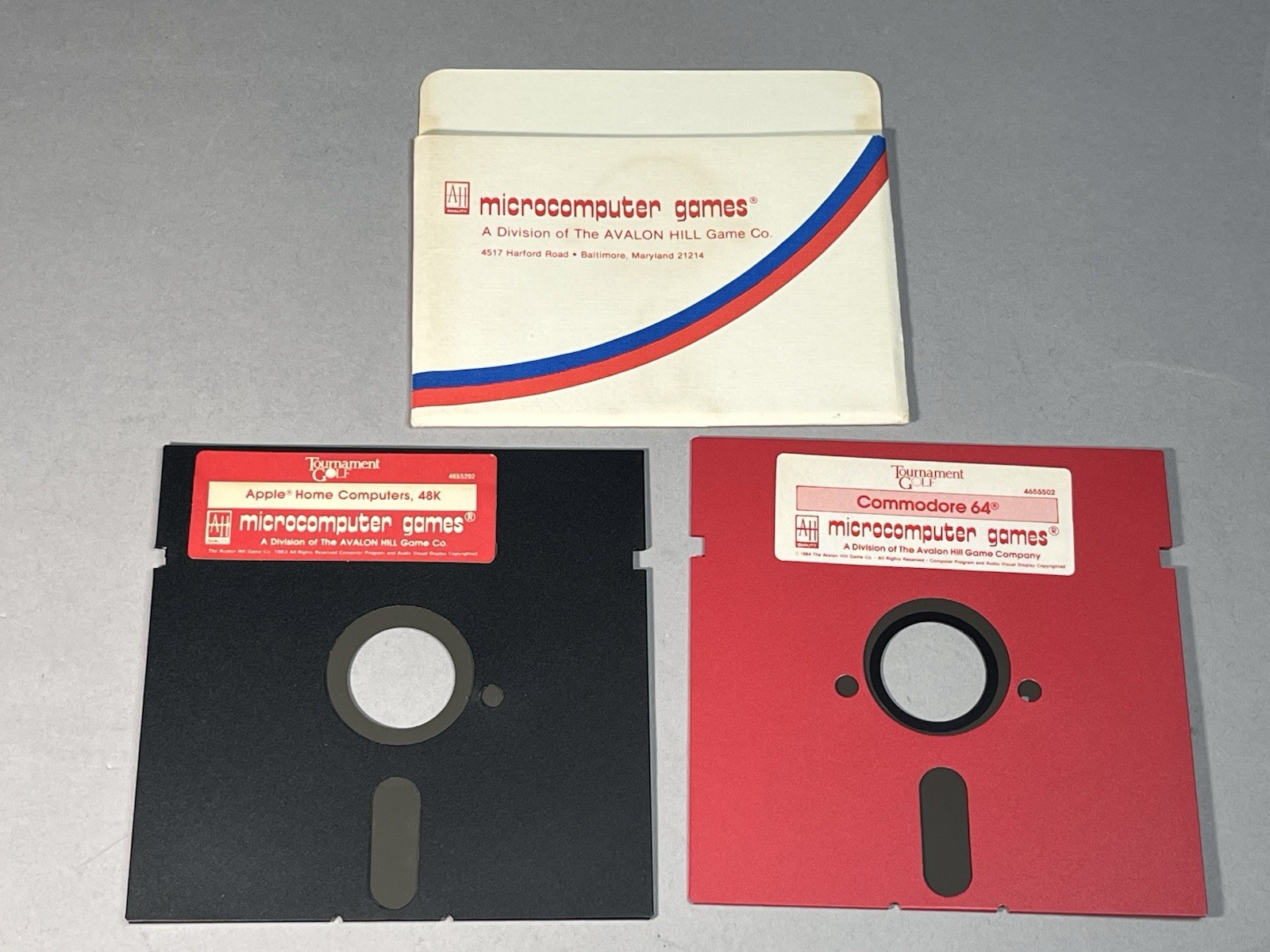 Sports Illustrated Tournament Golf Microcomputer Apple II & Commodore 64 Game